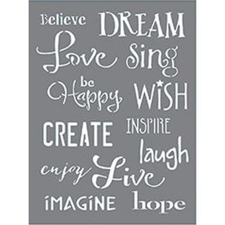 DecoArt Inspiration Stencil