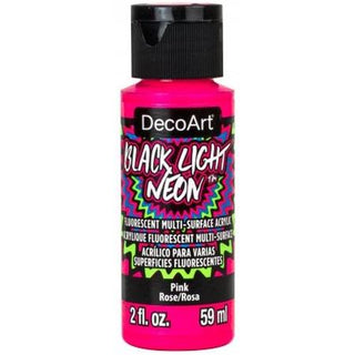 DecoArt Pink Black Light Neon