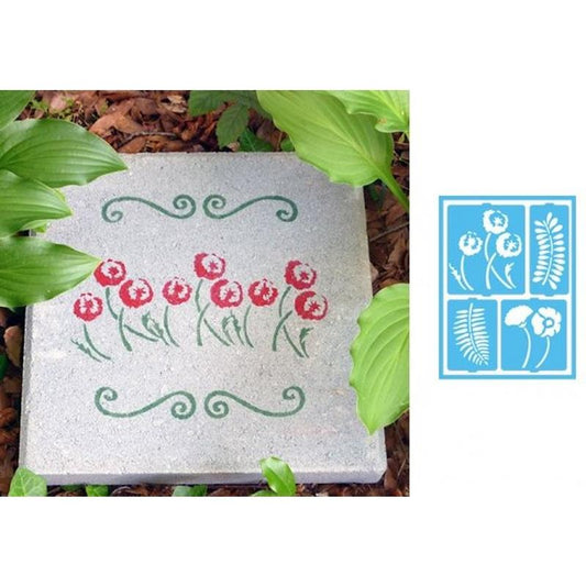 DecoArt Botanical Garden Patio Stencil