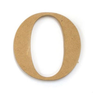 Wooden Letters & Shapes - Large O - 90mm