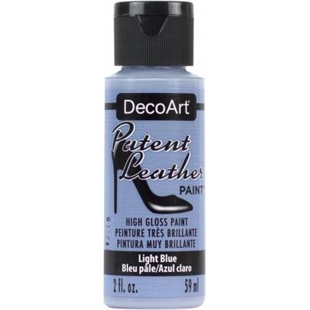 DecoArt Light Blue Patent Leather