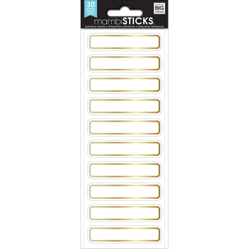 Gold Mini Rectangles