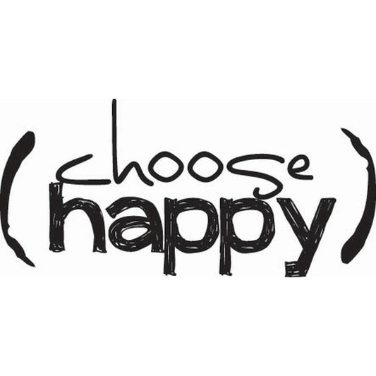 Wood Mounted Stamp 7G Choose Happy