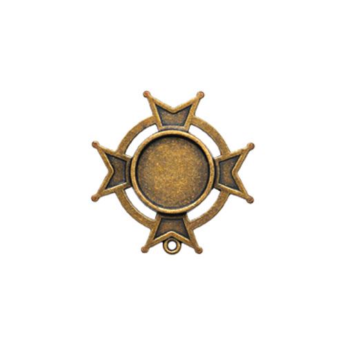 Iron Cross Bezel Large Gold
