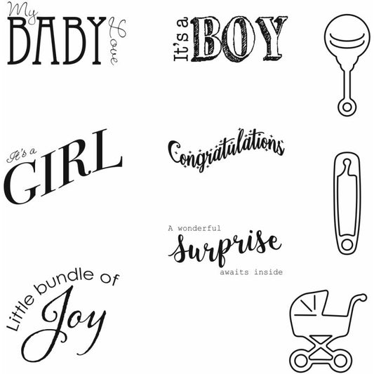 SCC Baby Love Designed & Sized to be used with Mini Dies SDD393 to SDD416