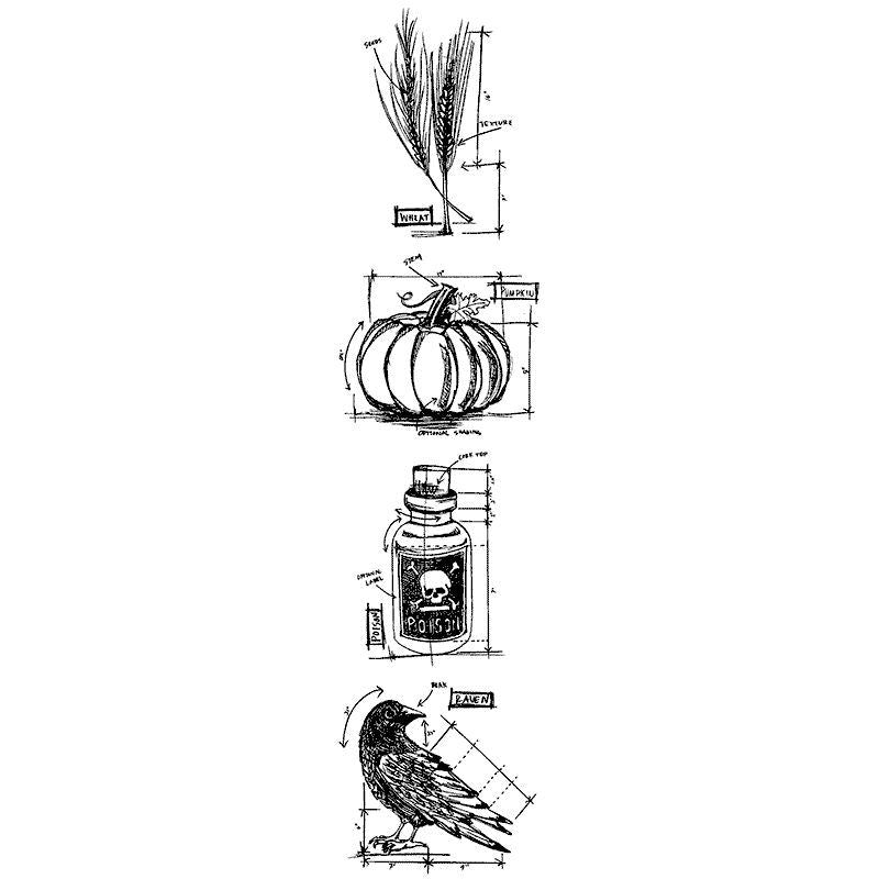 Tim Holtz - Halloween 2 Mini Blueprints