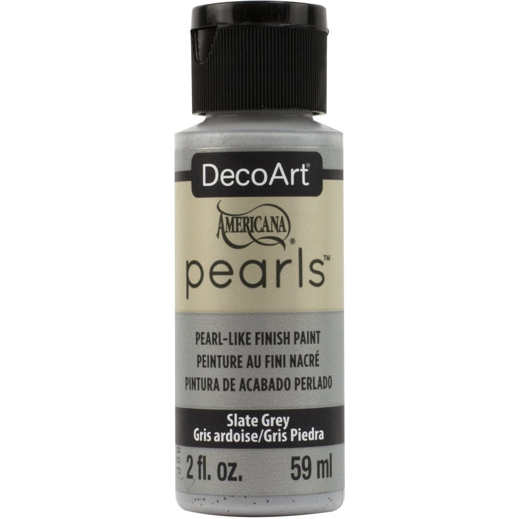 DecoArt Slate Grey Americana Pearls - 2oz