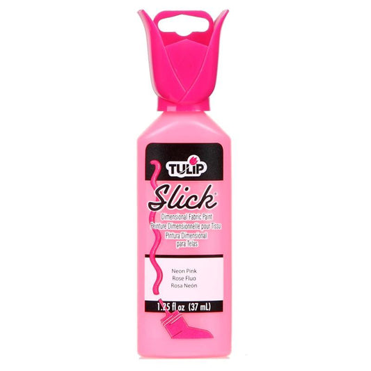 Tulip Slick  Neon Pink Fabric Paint - 1.25oz