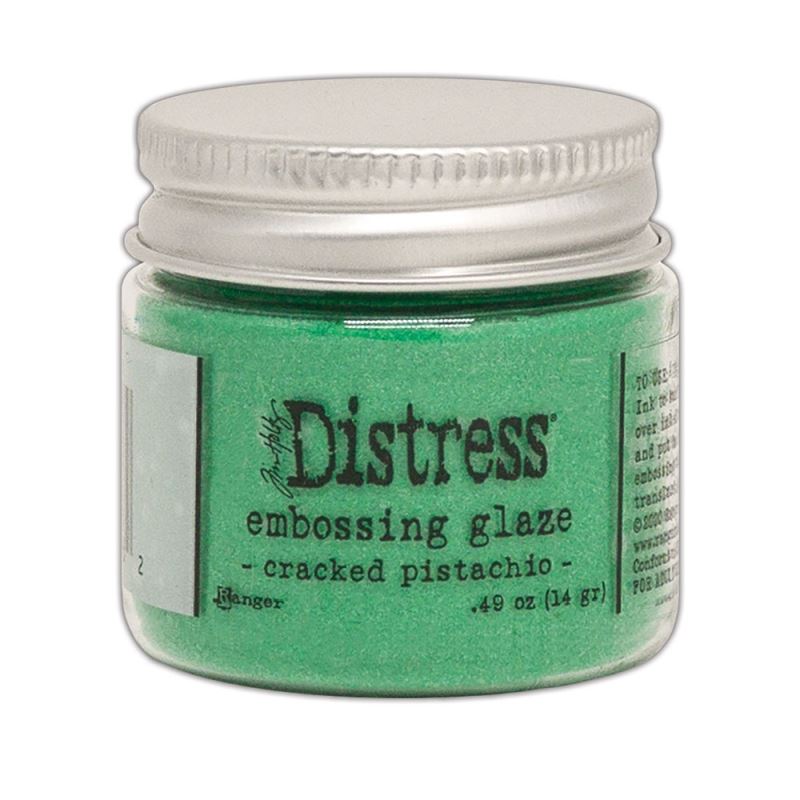 Tim Holtz - Distress Emboss Glaze Cracked Pistachio