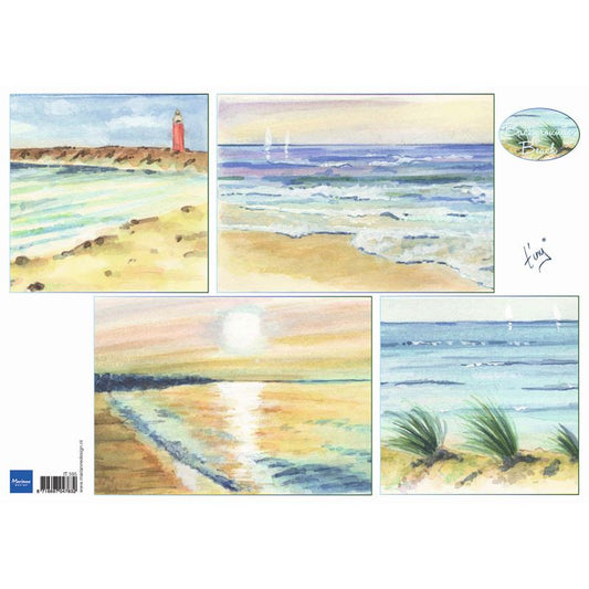 Tiny's background: Beach Sold in Packs of 10's