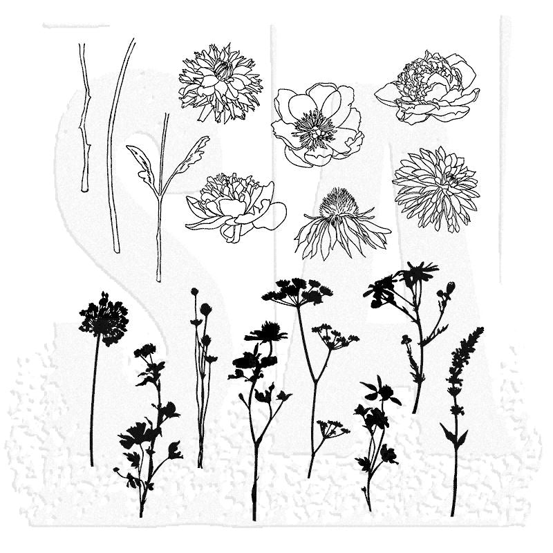 Tim Holtz - Mini Bouquet- Stamp