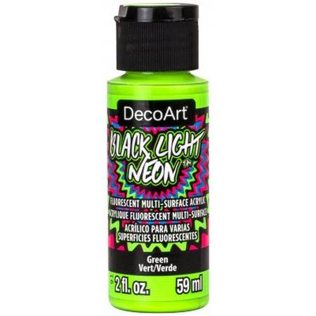 DecoArt Green Black Light Neon