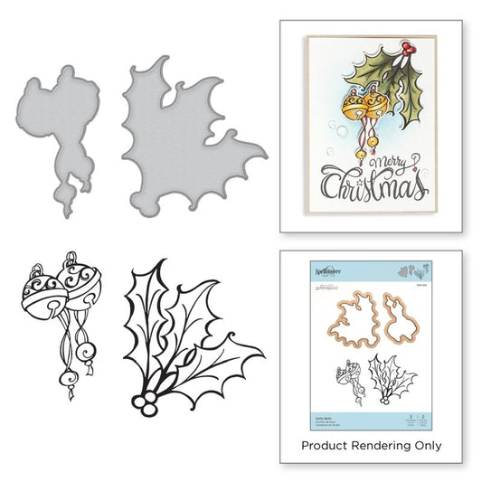 Holly Bells Stamp & Die Set