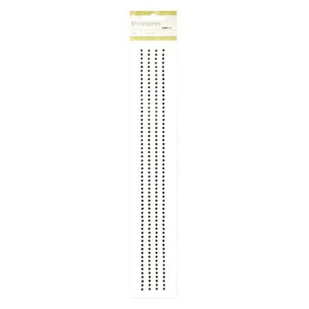 Rhinestone Strips - Black