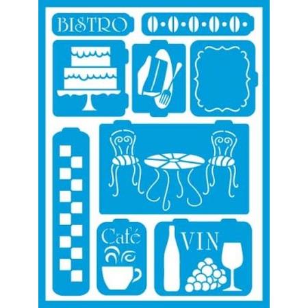 DecoArt Bistro Stencil