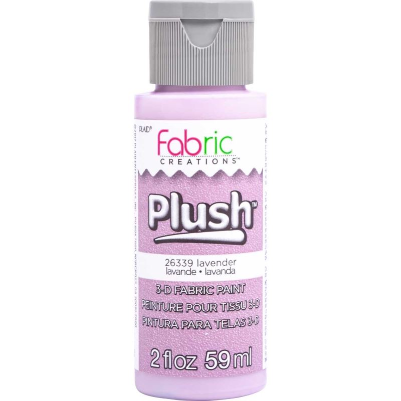 Lavender Plush 3D Fabric Paint 2oz