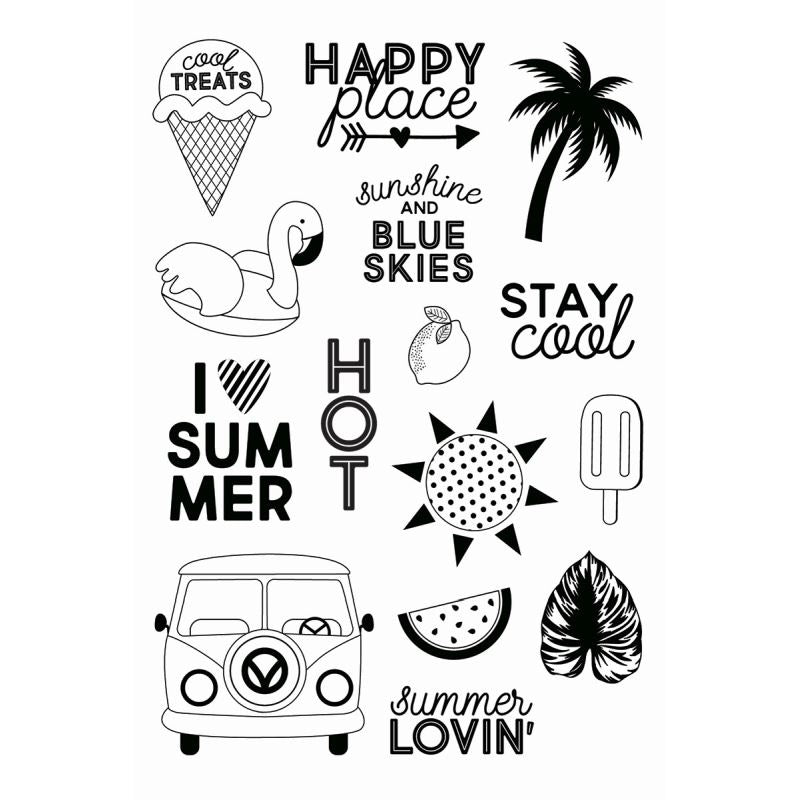Stay Cool 4x6 Stamp
