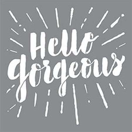 DecoArt Hello Gorgeous Stencil
