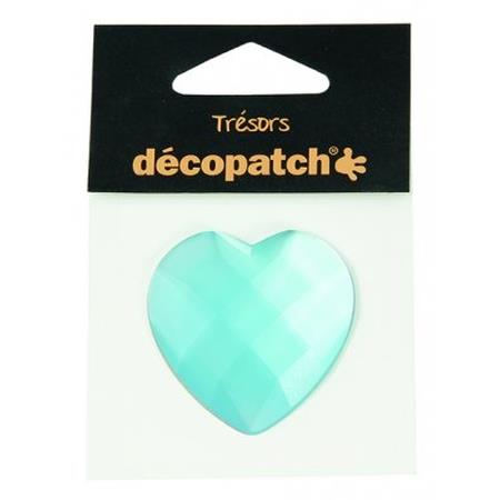 Pack of 1 heart, 4.5cm  Blue