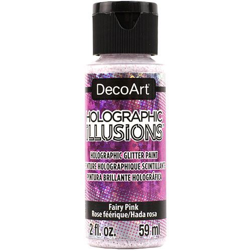 DecoArt Fairy Pink Holographic Illusions -