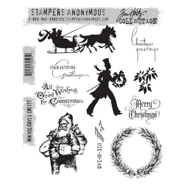 Tim Holtz - Mini Holidays No. 5- Stamp