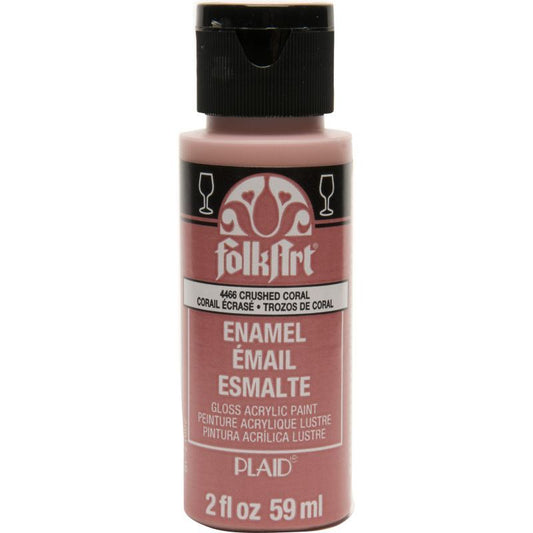 Crushed Coral FolkArt Enamels 2oz