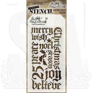 Tim Holtz - Holiday Script