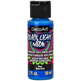 DecoArt Blue Black Light Neon 2oz