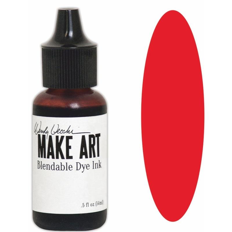 Wendy Vecchi Make Art Dye Re-Inker Carnation Red