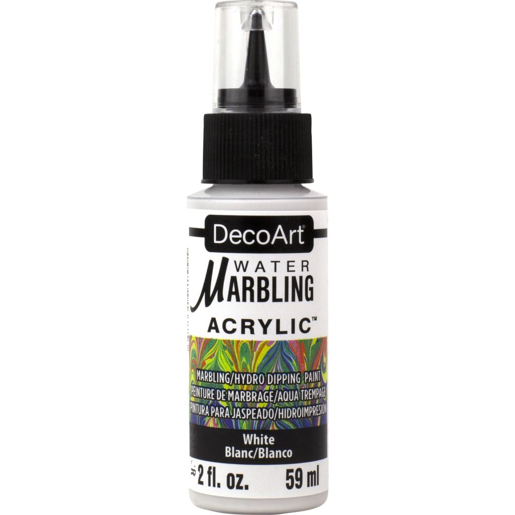 DecoArt White 2oz Water Marbling Paint