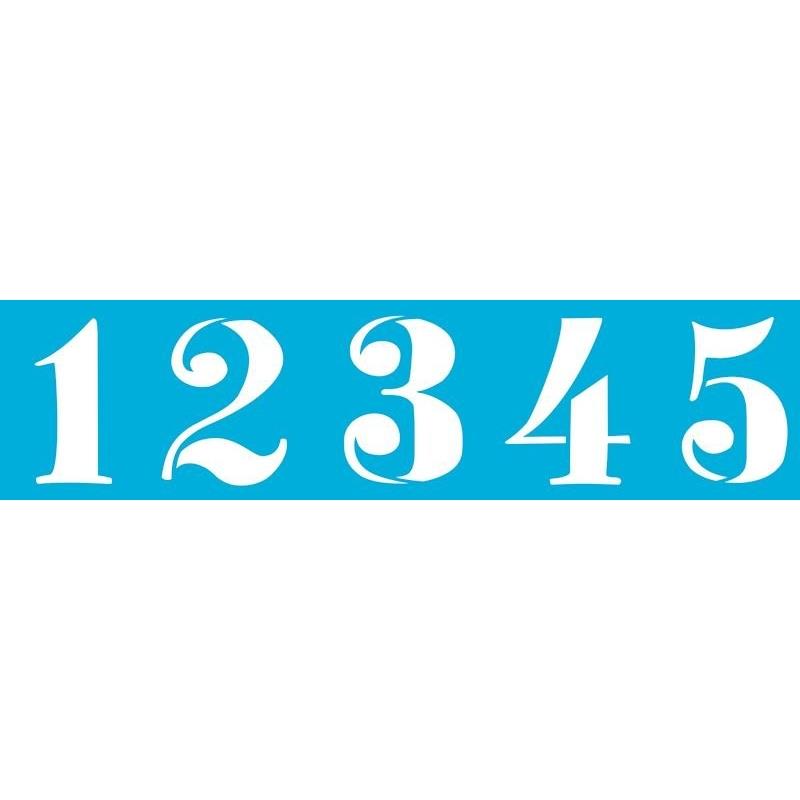 DecoArt 5" Vintage Numbers Stencil
