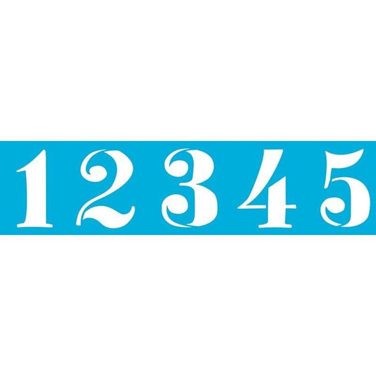 DecoArt 5" Vintage Numbers Stencil