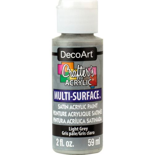 DecoArt Light Grey Crafters Multi-Surface 2oz