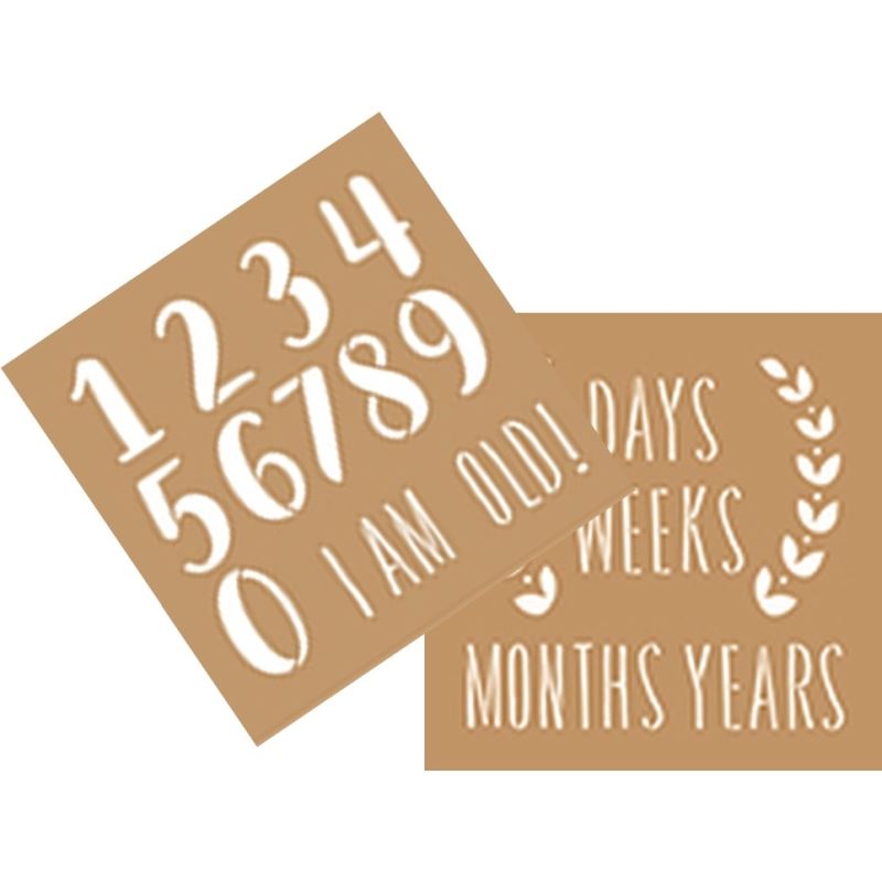 DecoArt Milestones Stencil