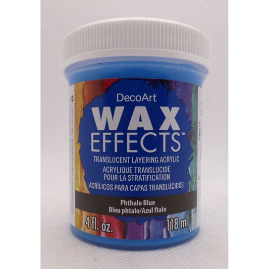 DecoArt Phthalo Blue 4OZ Wax Effects Encaustic Acrylic