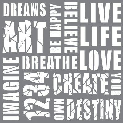 DecoArt Creativity 8x8 Stencil