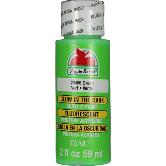 Green Glow in the Dark Apple Barrel 2oz