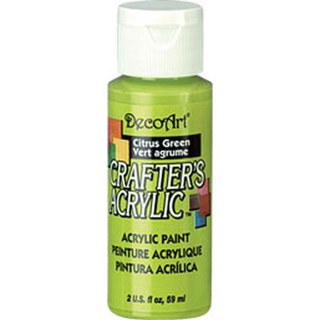 DecoArt Citrus Green Crafters Acrylic 2oz