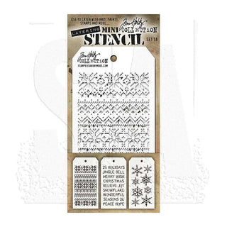 Tim Holtz - Mini Stencil Set 18