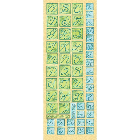 SW Nature Die-cut Alphabet Stickers