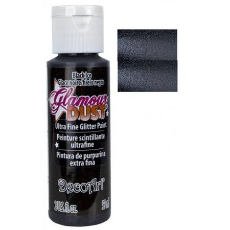 DecoArt Black Ice Glamour Dust 2oz