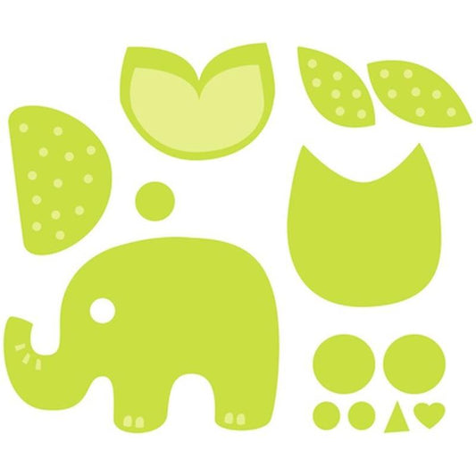 Decorative Die Elephant & Owl