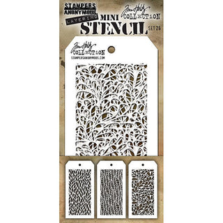 Tim Holtz - Mini Stencil Set 26