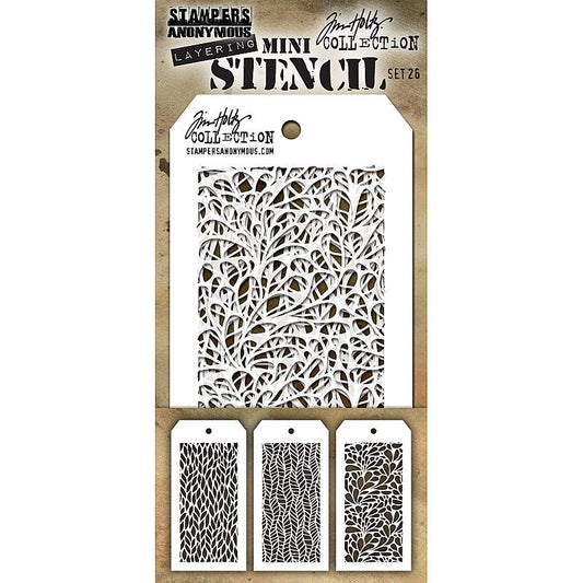 Tim Holtz - Mini Stencil Set 26
