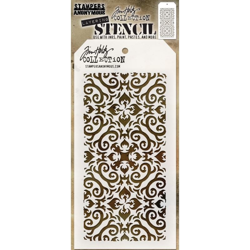 Tim Holtz - Flames Stencil