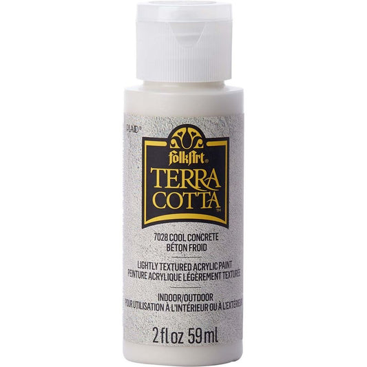 Cool Concrete Folkart Terra Cotta Textured Paint - 2 Oz.