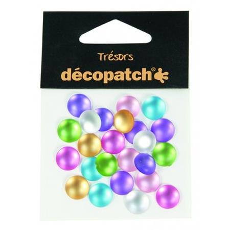 Pack of 24 gems, 1cm  Pearl P
