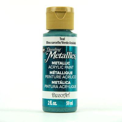DecoArt Teal Dazzling Metallics Acrylic Paint