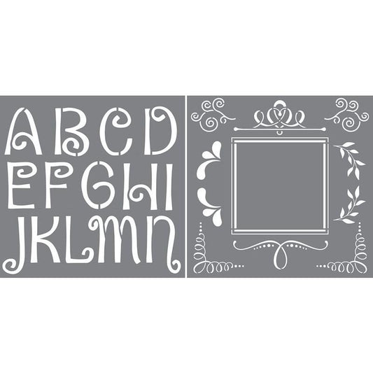 DecoArt Quirky Stencil