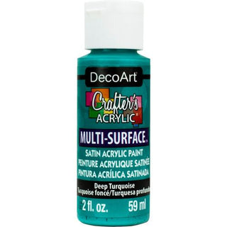 DecoArt Deep Turquoise Crafters Multi-Surface 2oz